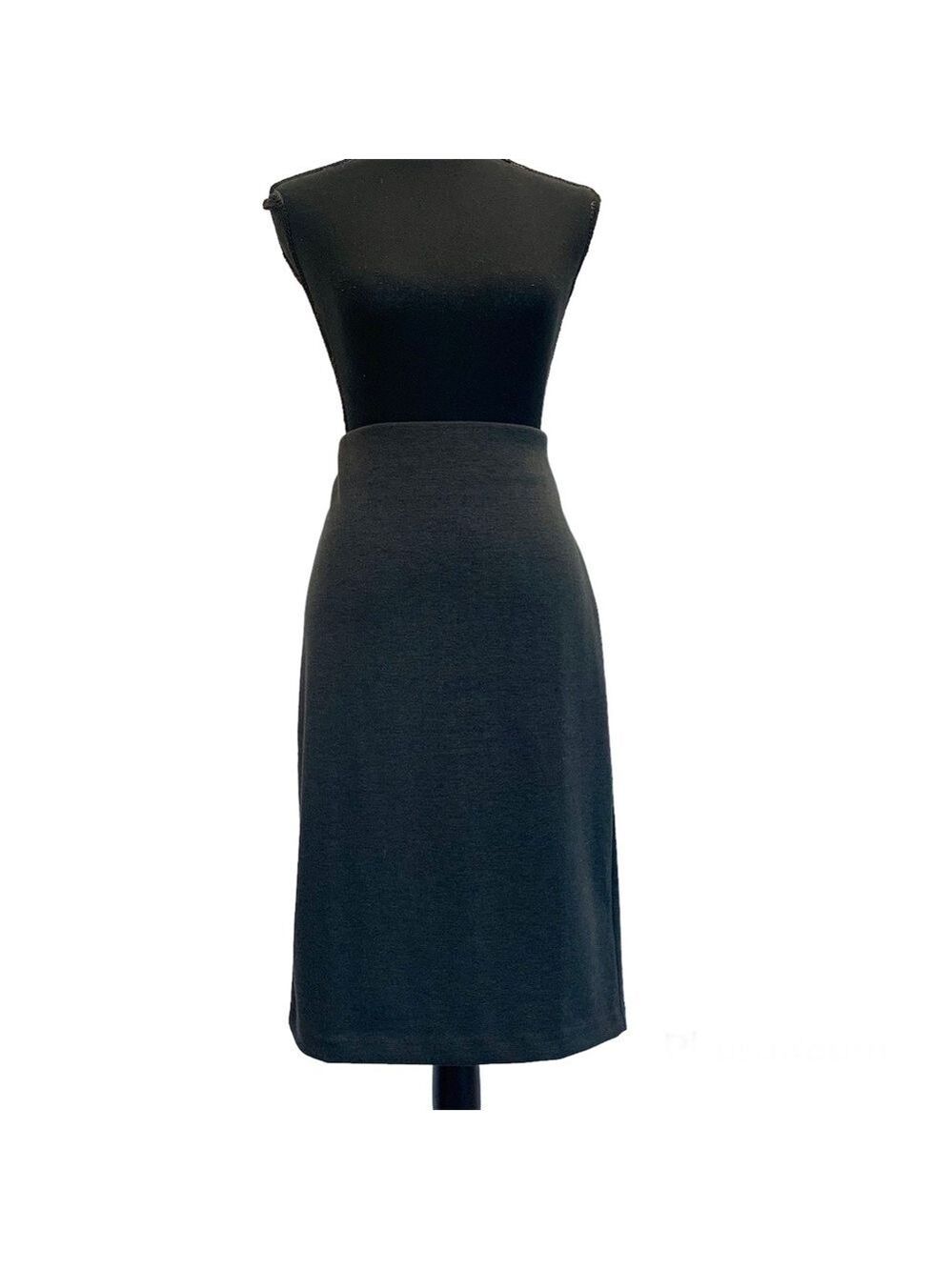 PHILOSOPHY dark charcoal gray stretchy pencil skirt Sz 10